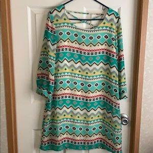 Tribal print dress